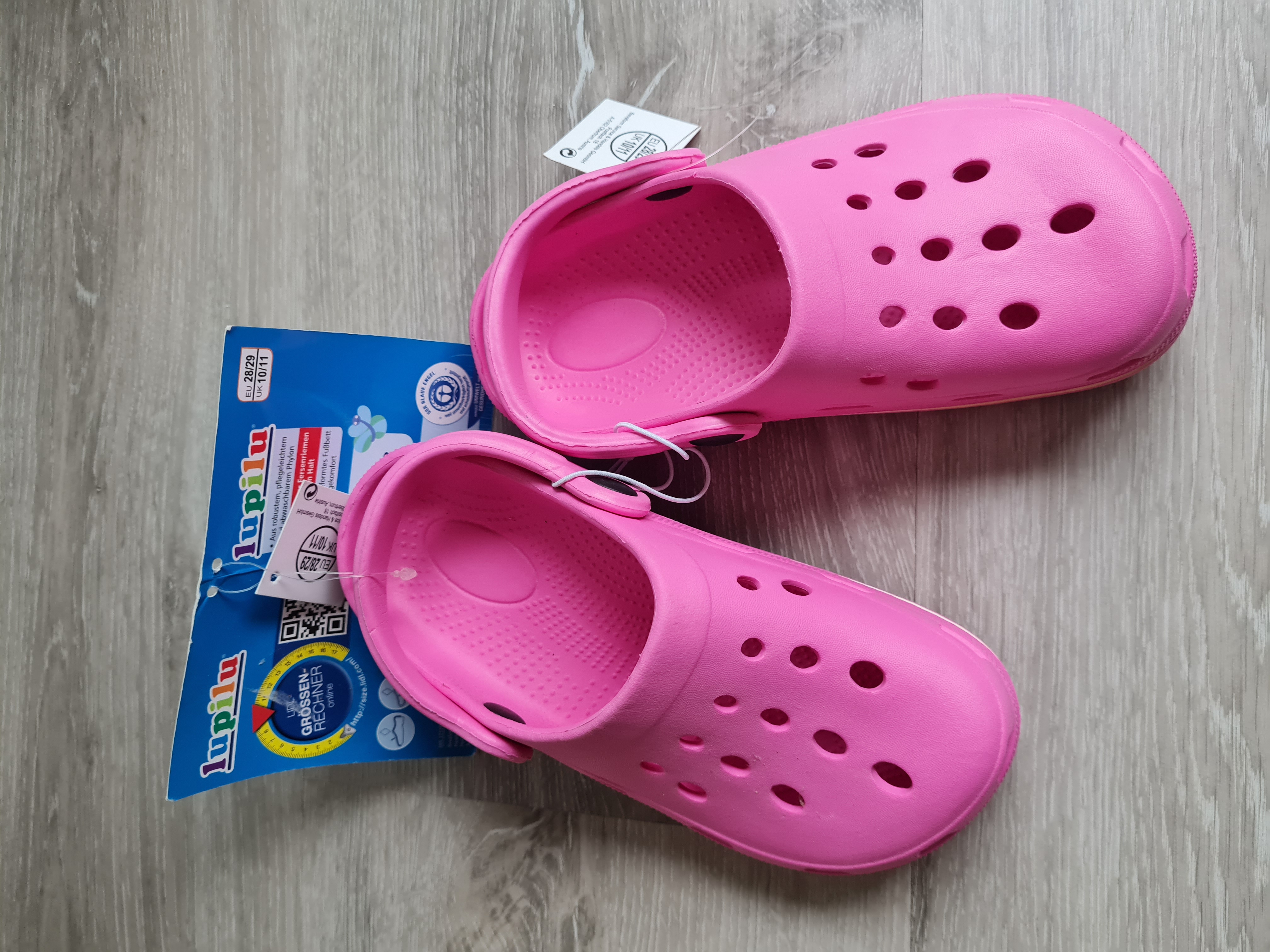 Kinder-Clogs, Gr. 28/29, pink, Neuware