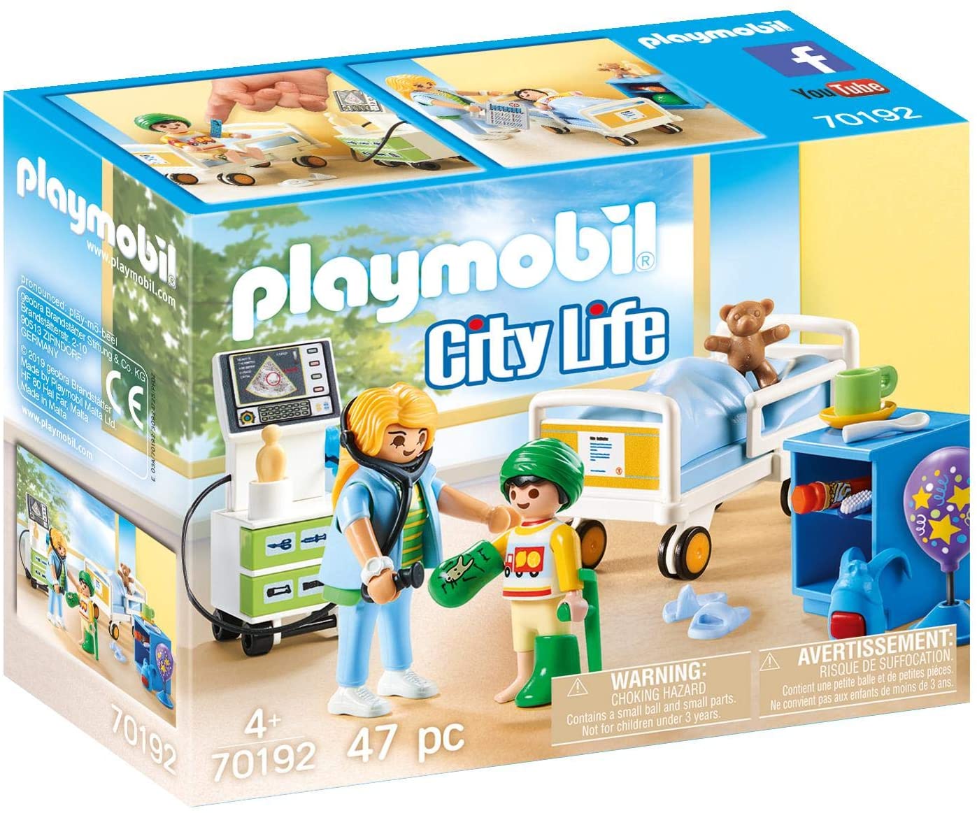 PLAYMOBIL City Life 70192 Kinderkrankenzimmer, Neuware