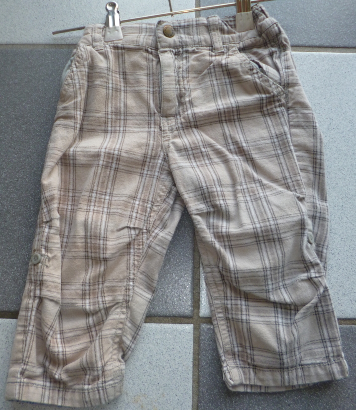 H&M Karierte Hose Gr. 80