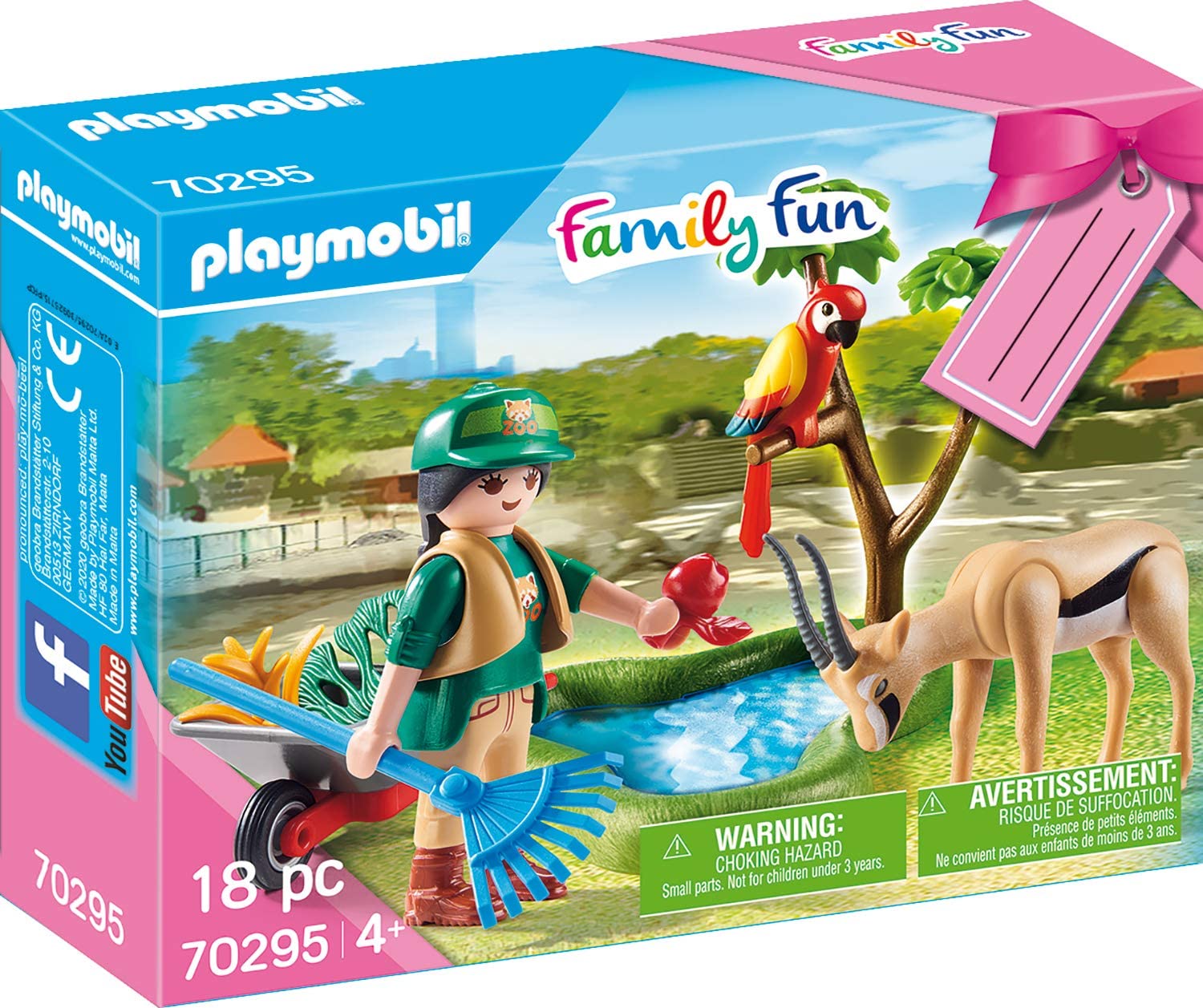 PLAYMOBIL family fun 70295 Geschenkset "Zoo", Neuware