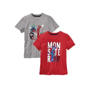 2 Jungen T-Shirts "Monster" als Set, Gr. 110/116, Neuware