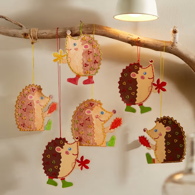 Jako-o Sachenmacher Stick-Igel, Bastelset für 6 Igel, Neuware