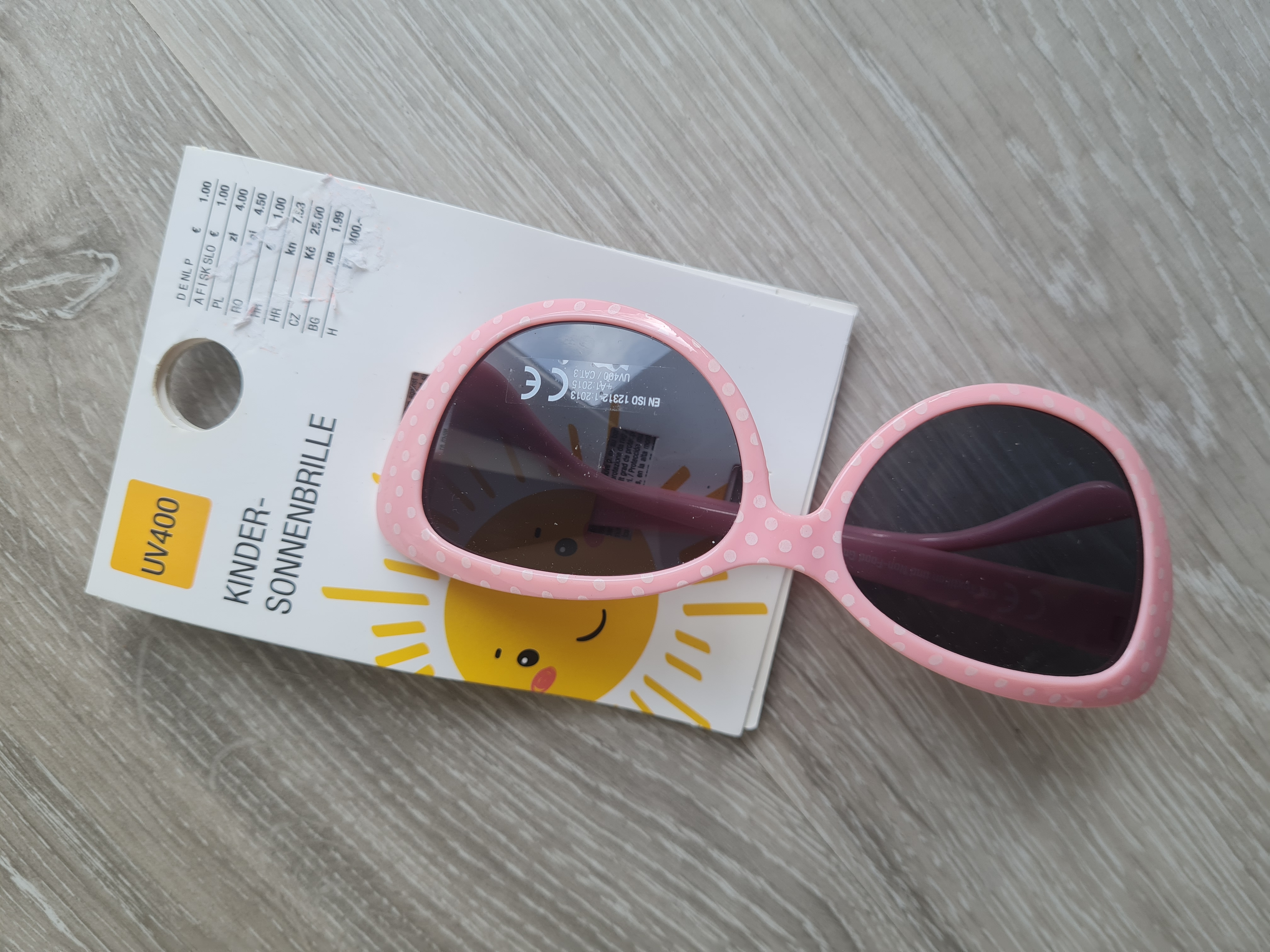 Kinder-Sonnenbrille, UV400, Neuware