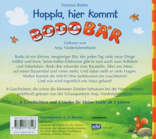Hoppla, hier kommt Bodo Bär, Audio CD, Neuware