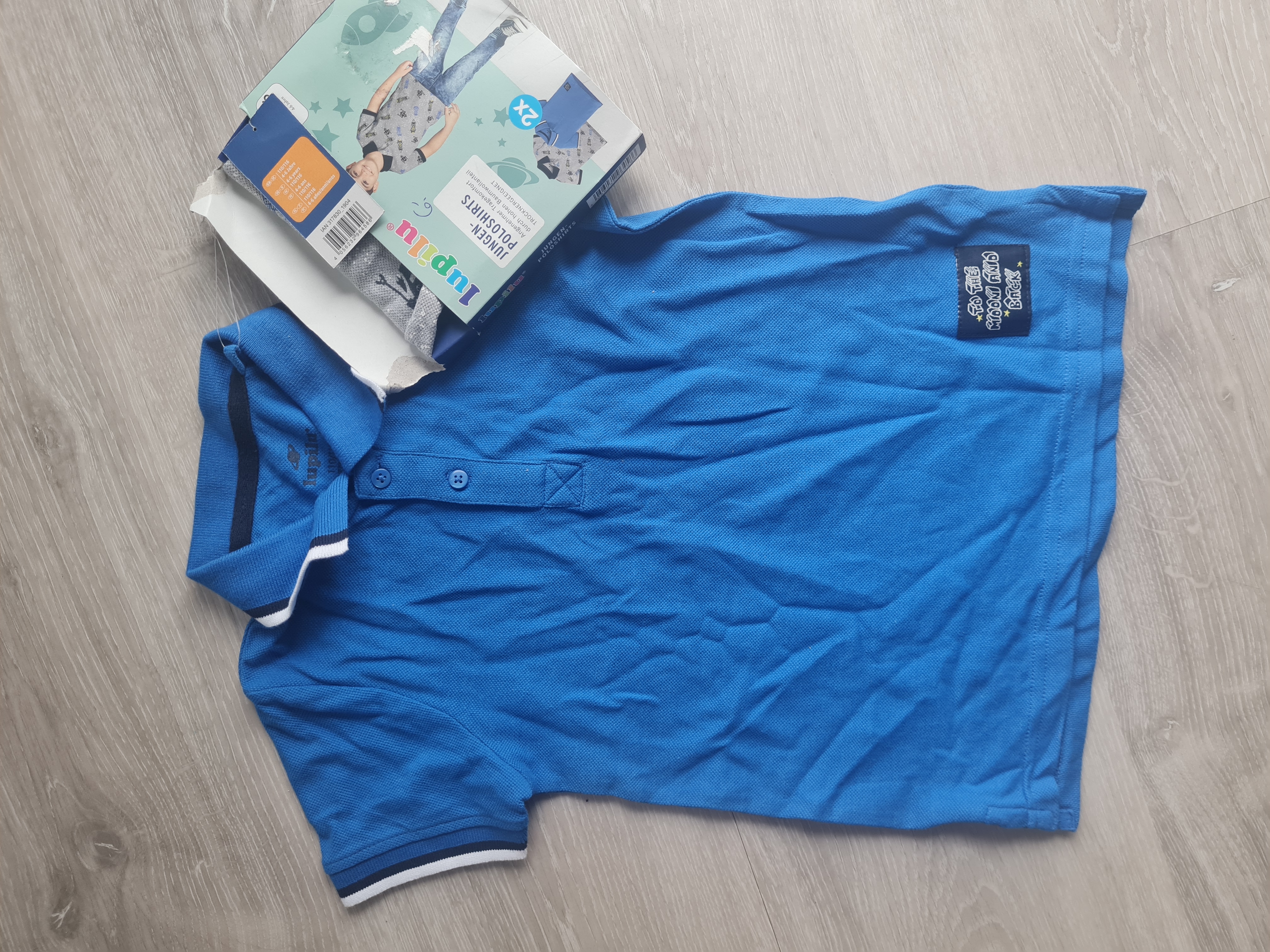 2 Polo-Shirts für Jungen, Gr. 110/116, Neuware