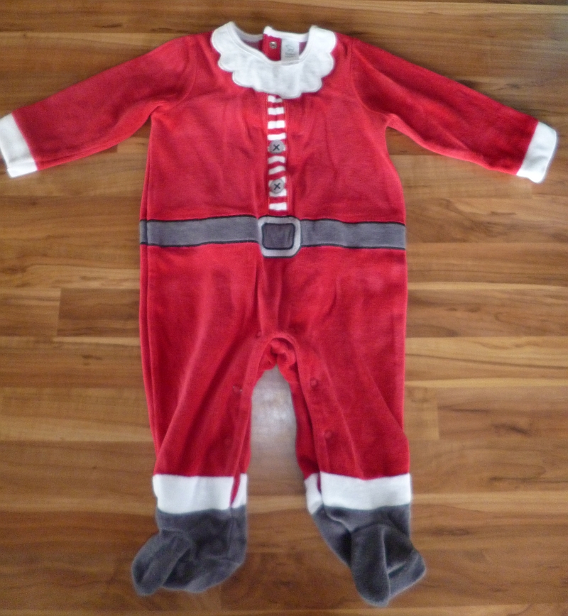 Weihnachtsstrampler Gr. 74
