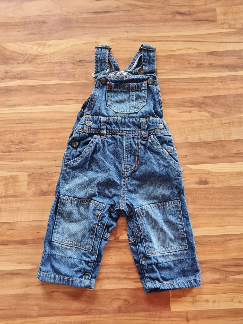 Jeans-Latzhose Gr. 62, Secondhand
