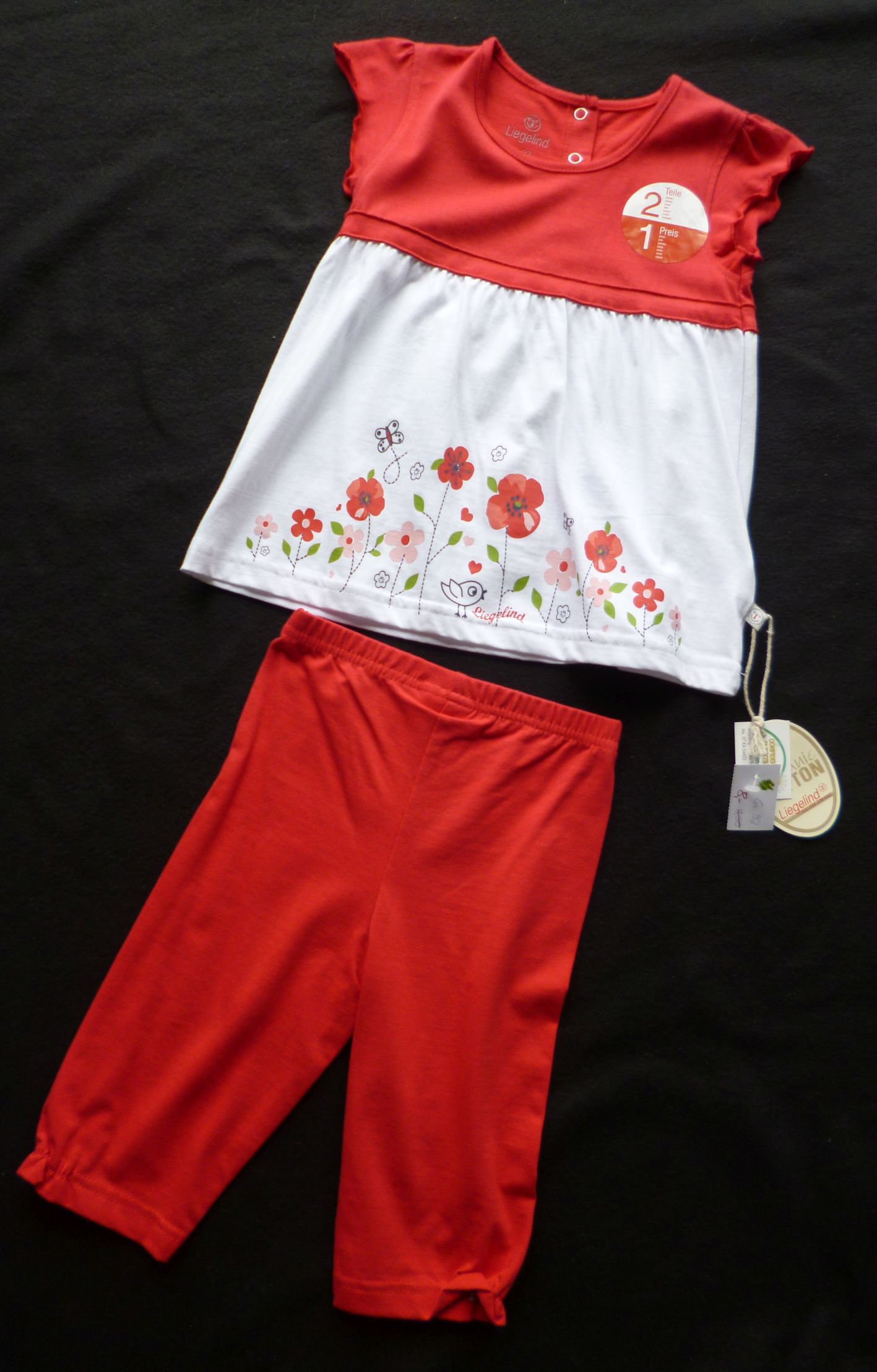 2tlg. Set Gr. 92, T-Shirt und kurze Hose, Neuware