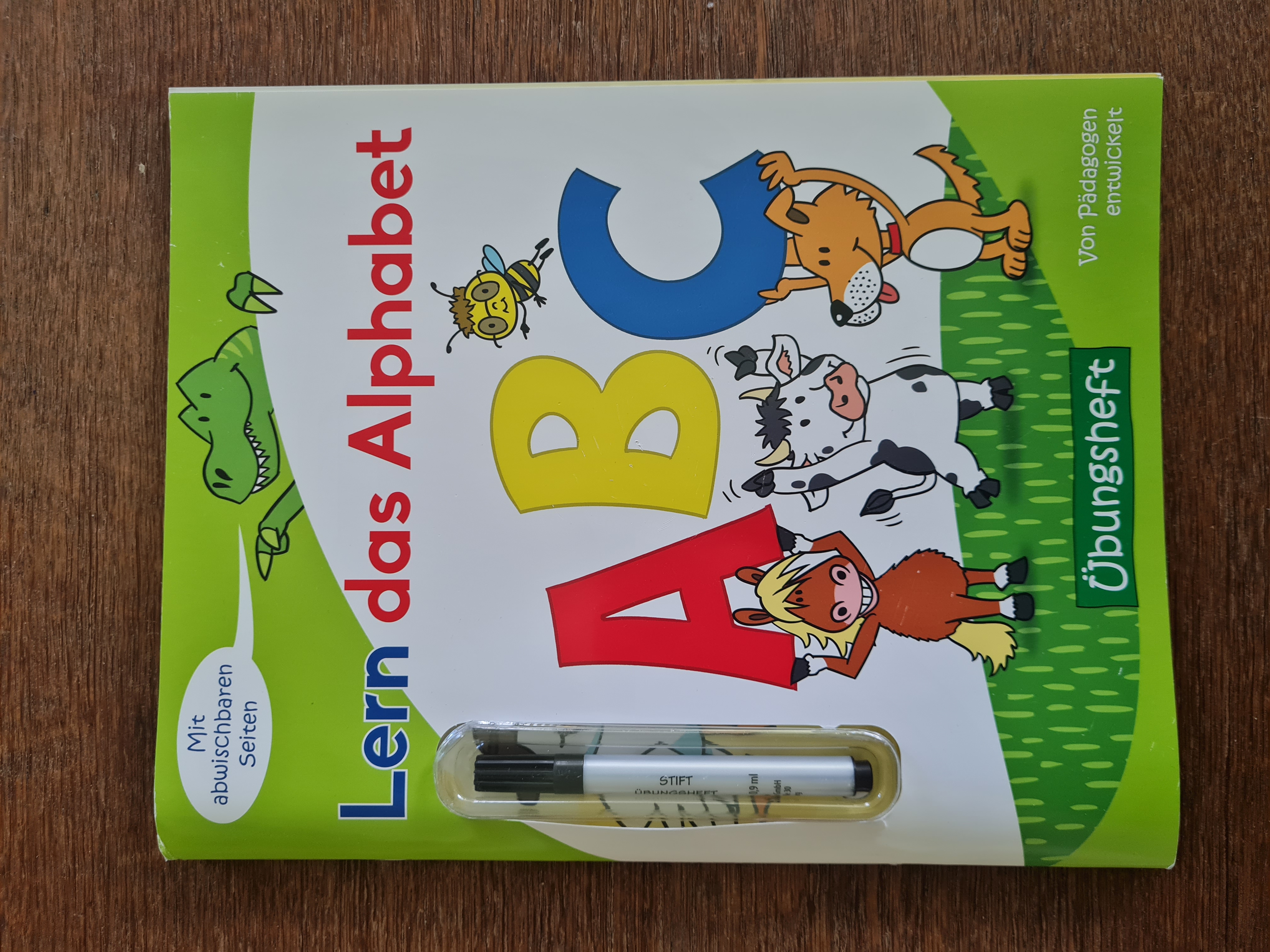 Lern das Alphabet, mit abwischbaren Seiten, Neuwertig