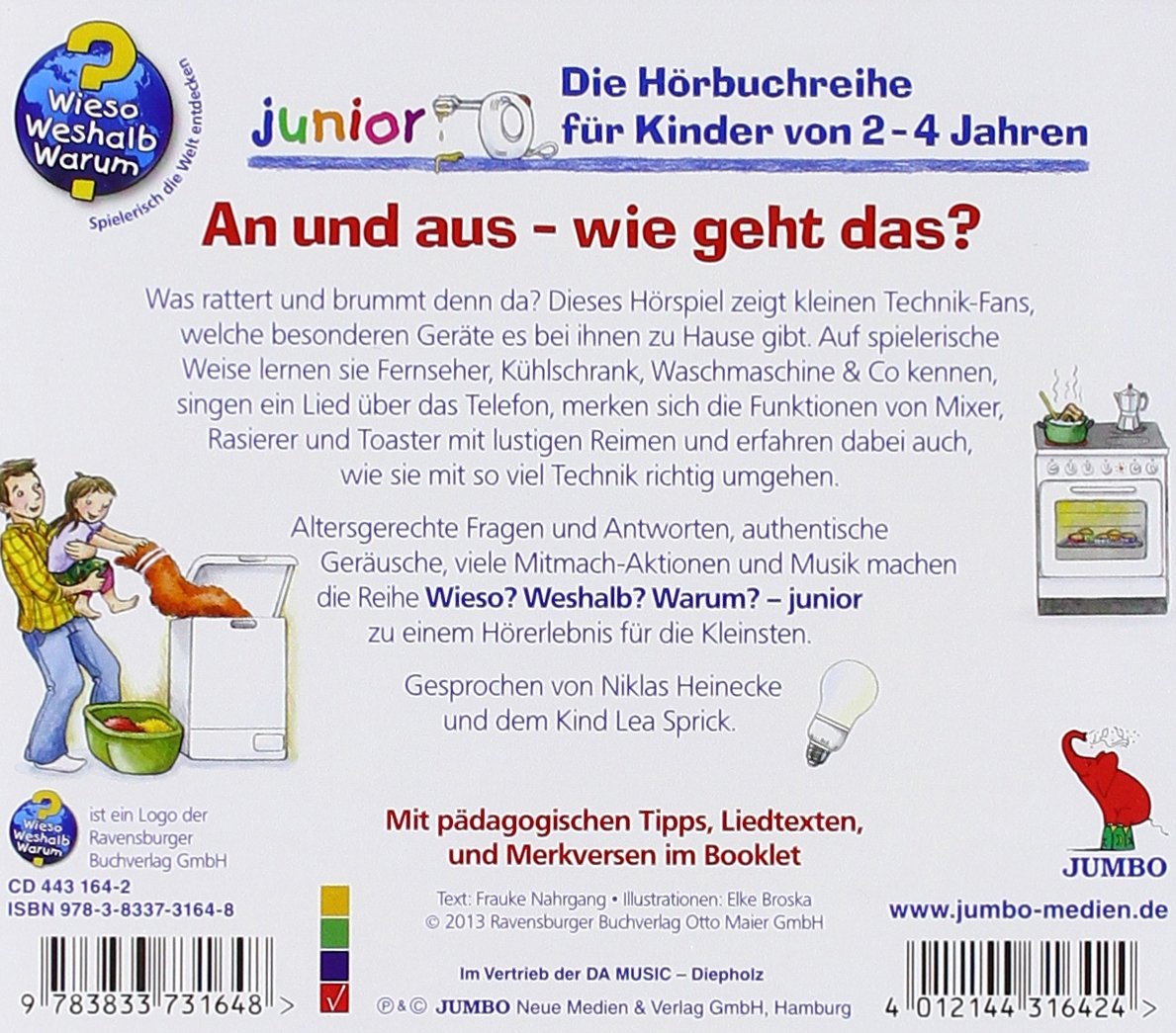 An und aus - wie geht das? (Wieso? Weshalb? Warum? - junior), Audio CD, Neuware