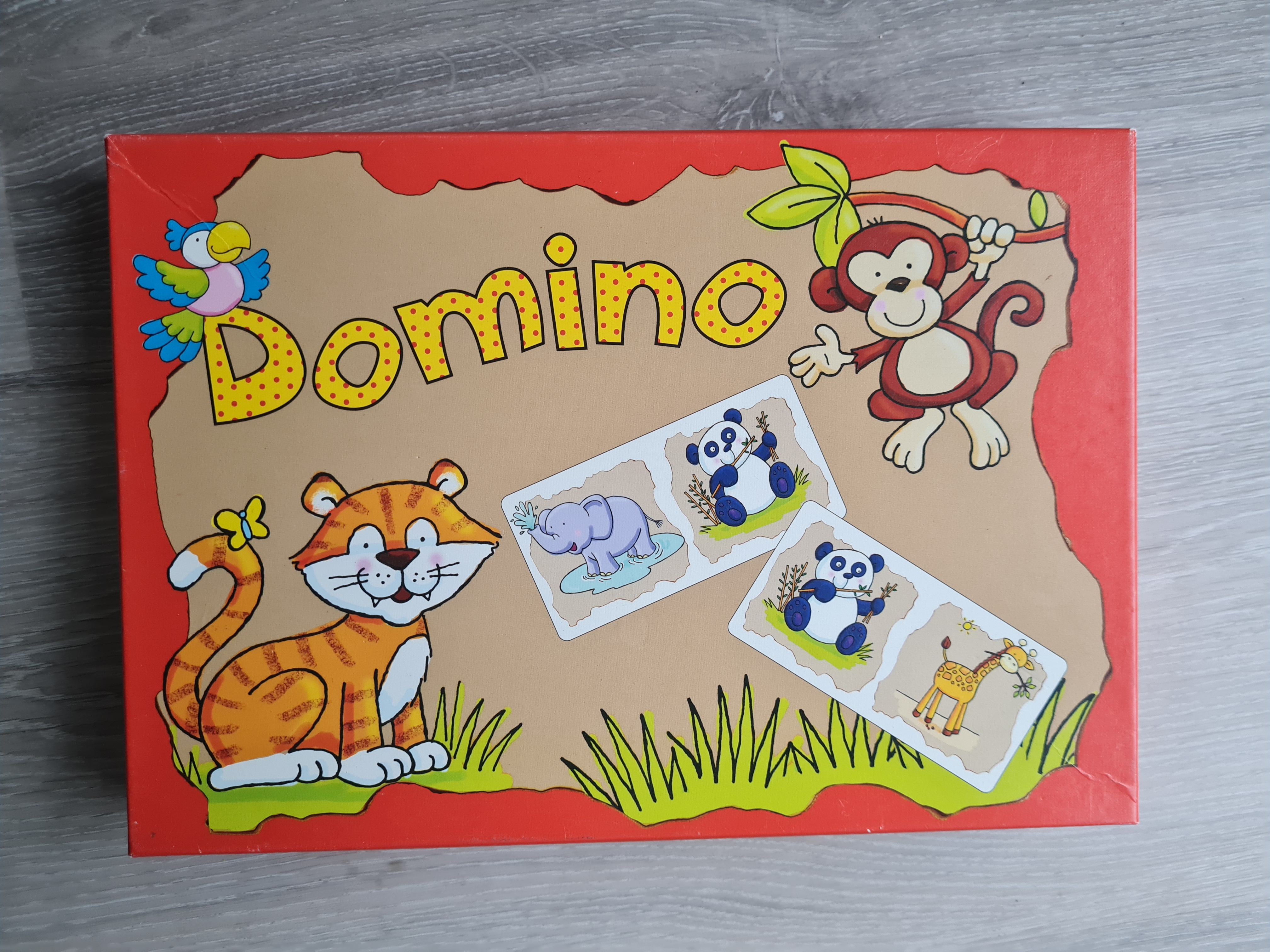 Domino mit Tier-Motiven