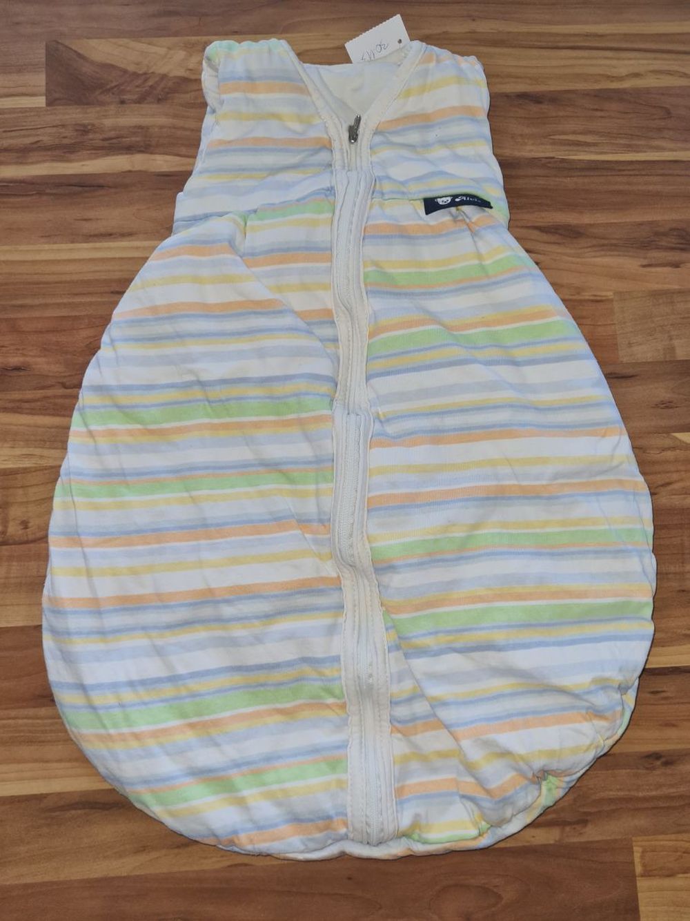 Alvi Schlafsack "Bunte Streifen", 60cm, ca. 2,5 TOG, Secondhand