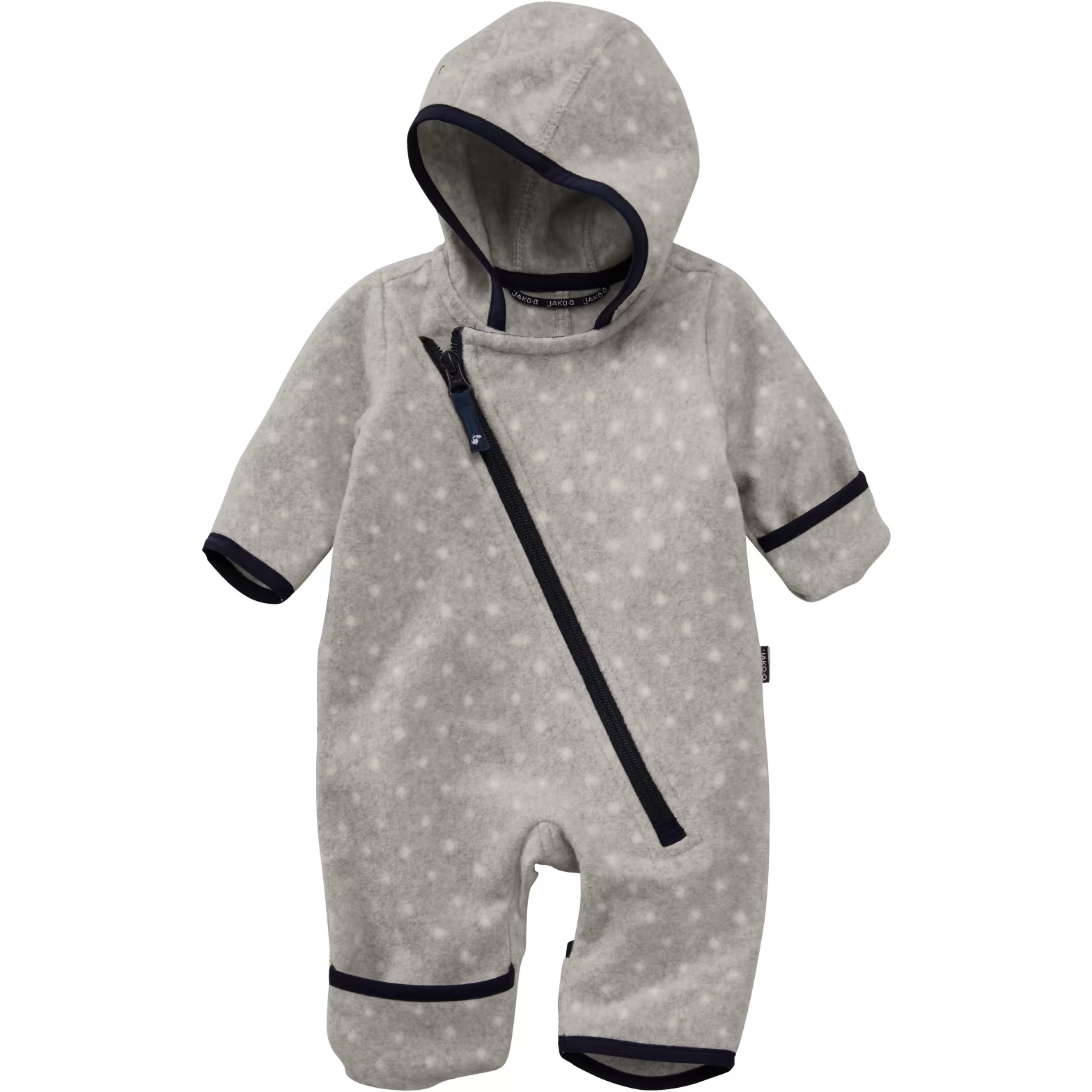 Jako-o Baumwollfleece-Overall, graumeliert, Gr. 50, Neuware mit Etikett