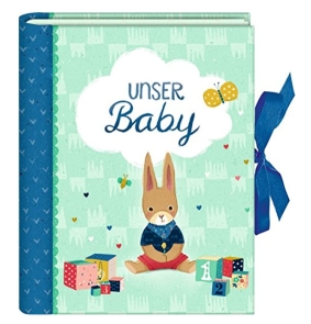Kleines Foto-Einsteckalbum - Unser Baby (Kleines Wunder, hellblau), Neuware