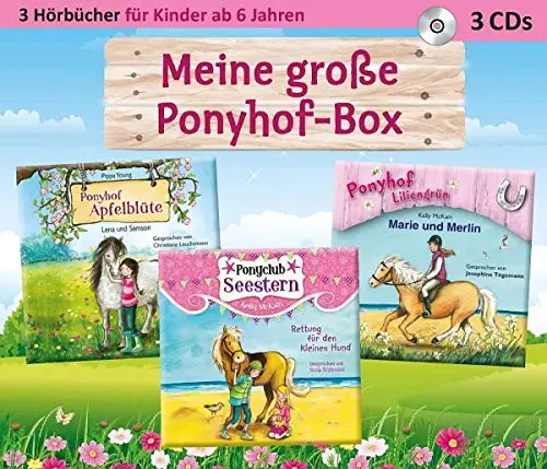 Meine große Ponyhof-Box - Hörbuch, 3 Audio CDs, Neuware