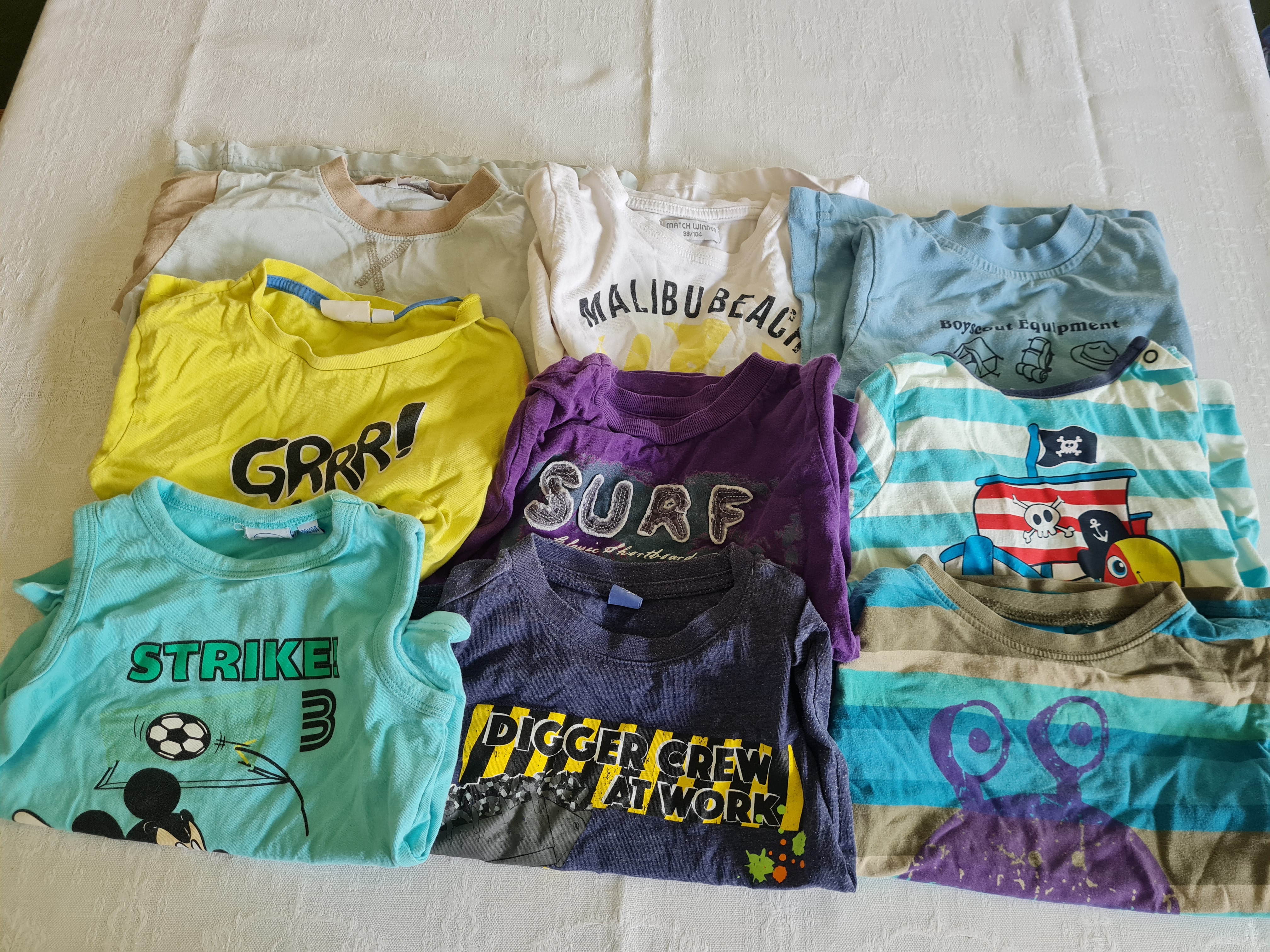 T-Shirt Set für Jungen, Gr. 98 und Gr. 98/104