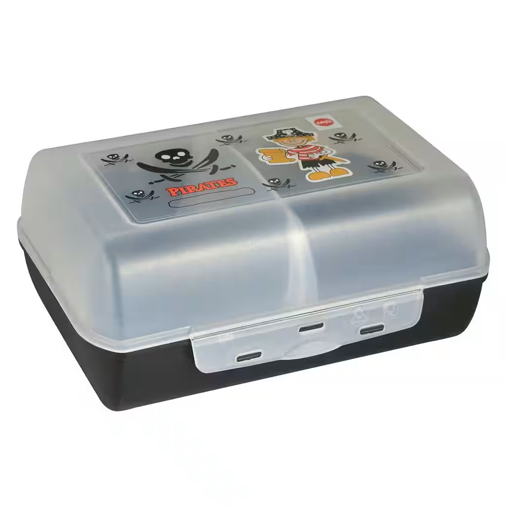Frischhaltedose Variabolo Clipbox PIRAT mit Trennwand, Neuware