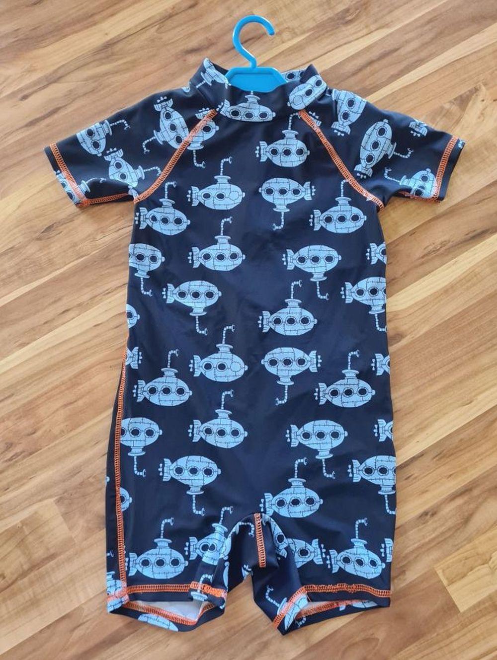 UV-Overall "U-Boot", marine, Gr. 110/116, Secondhand