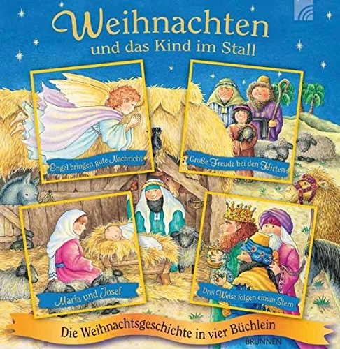 Weihnachten und das Kind im Stall: Die Weihnachtsgeschichte in vier Büchlein, Neuware
