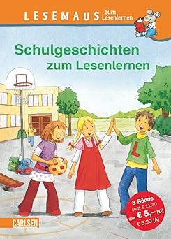 LESEMAUS zum Lesenlernen Sammelbände: Schulgeschichten zum Lesenlernen: Einfache Geschichten zum Selberlesen – Lesen üben und vertiefen, Neuware