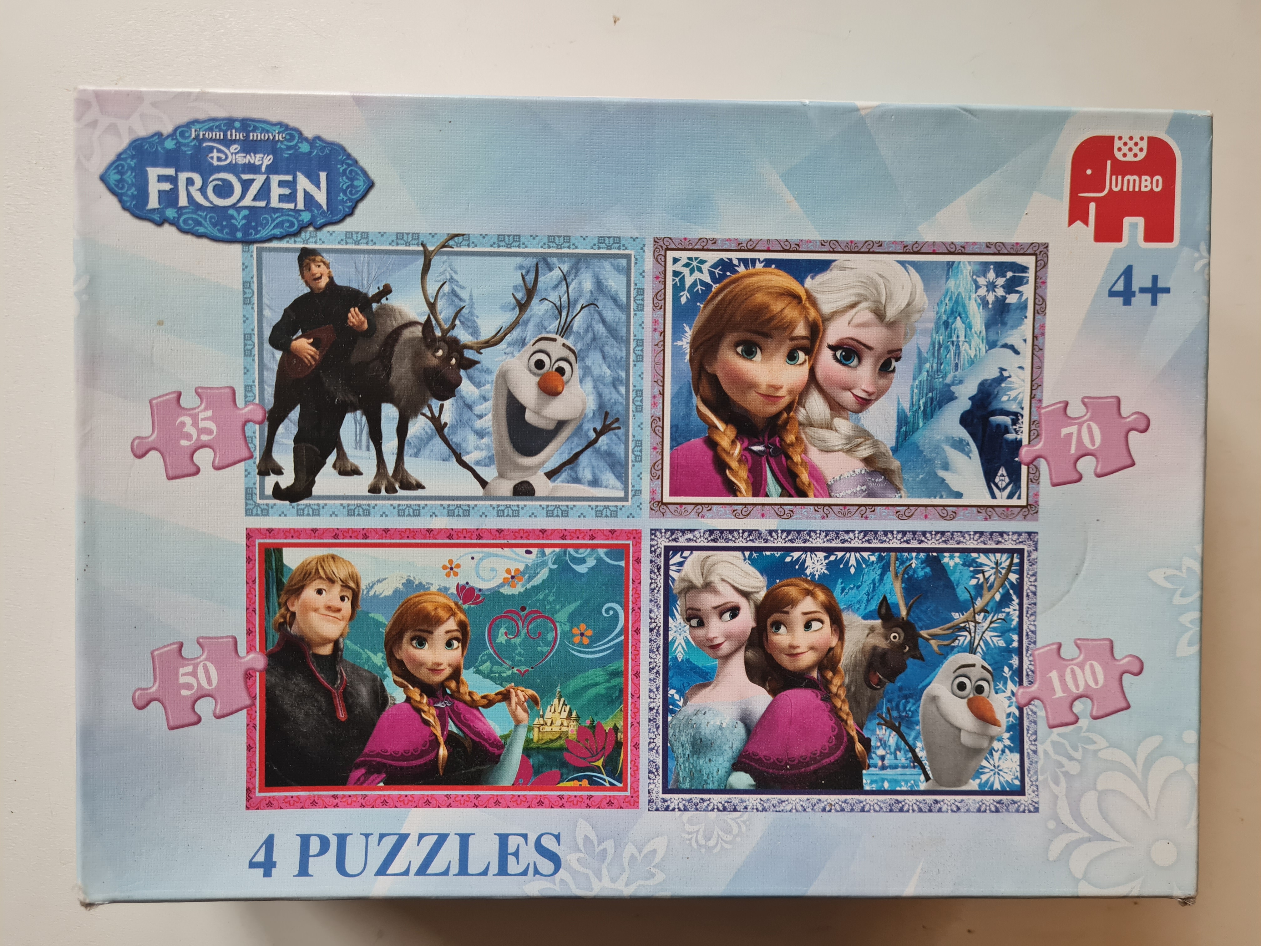 Disney Frozen 4 Puzzles (35-100 Teile)
