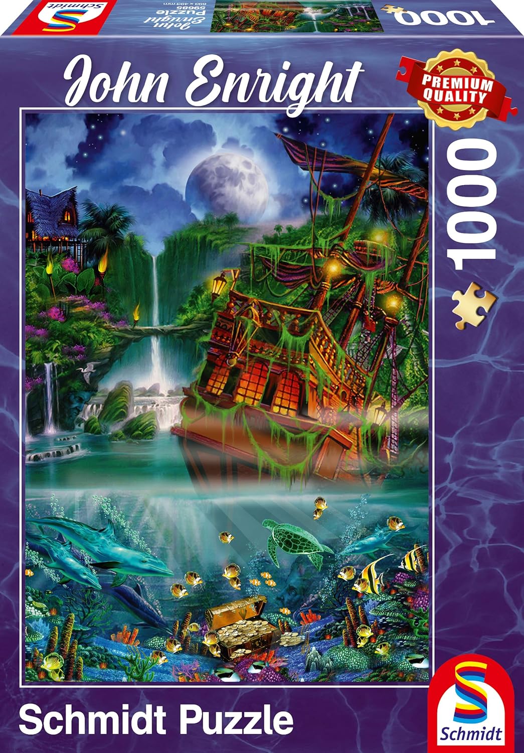John Enright, Versunkener Schatz, 1000 Teile Puzzle, Nr. 59685, Neuware