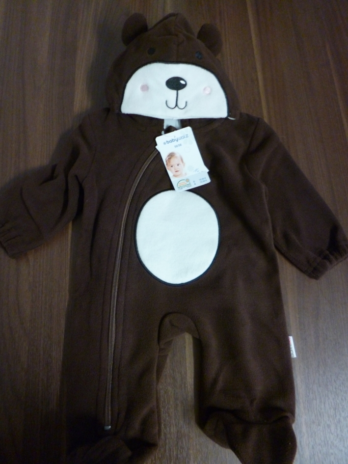 Warmer Overall "Bär", Gr. 50/56, Neuware mit Etikett