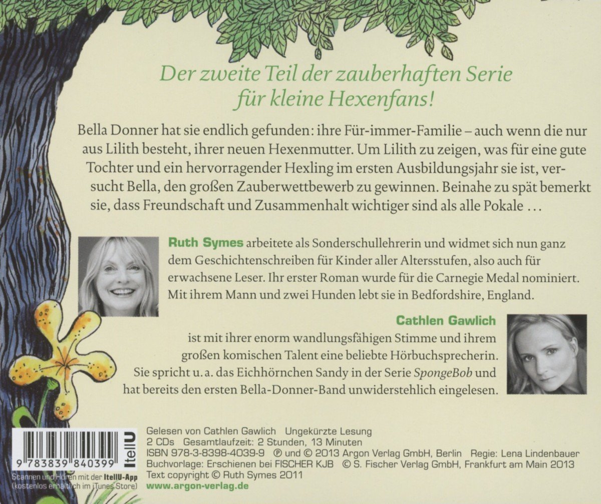 Bella Donner und der große Zauberwettbewerb, Audio CD, Neuware