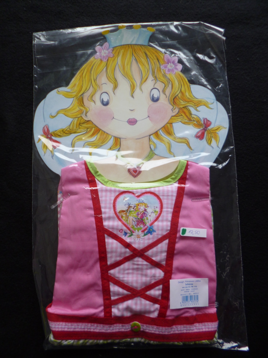 Prinzessin Lillifee Schürze Gr. 98-110, Karneval, Neuware