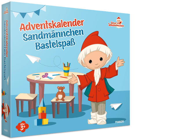 Adventskalender Sandmännchen Bastelspaß, Neuware