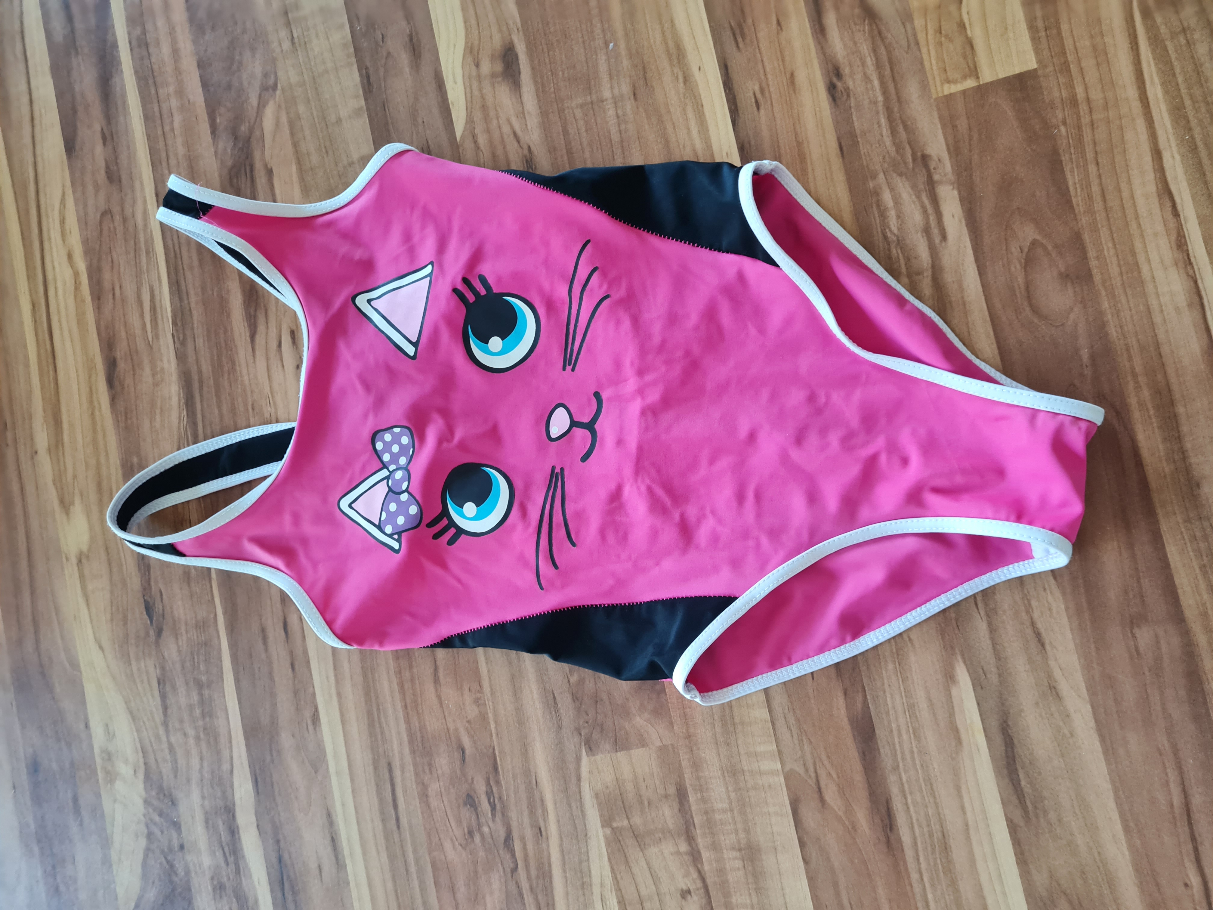Badeanzug "Katze" Gr. 128/134, Secondhand