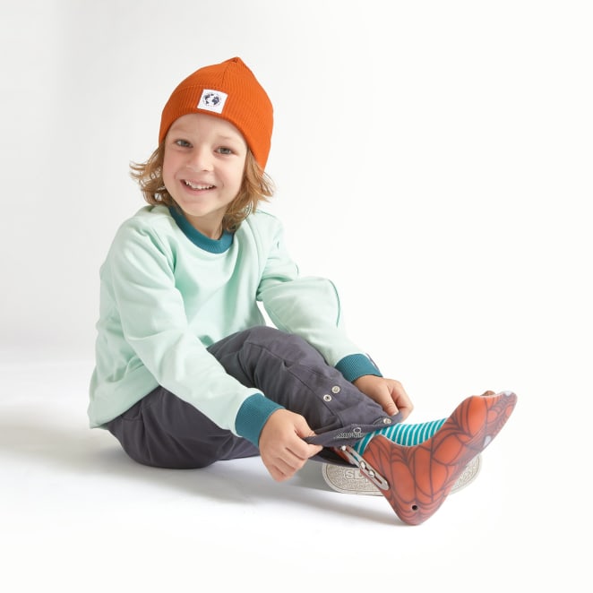 Thermobequemhose für besondere Kinder, anthrazit, Gr. 92/98, Neuware