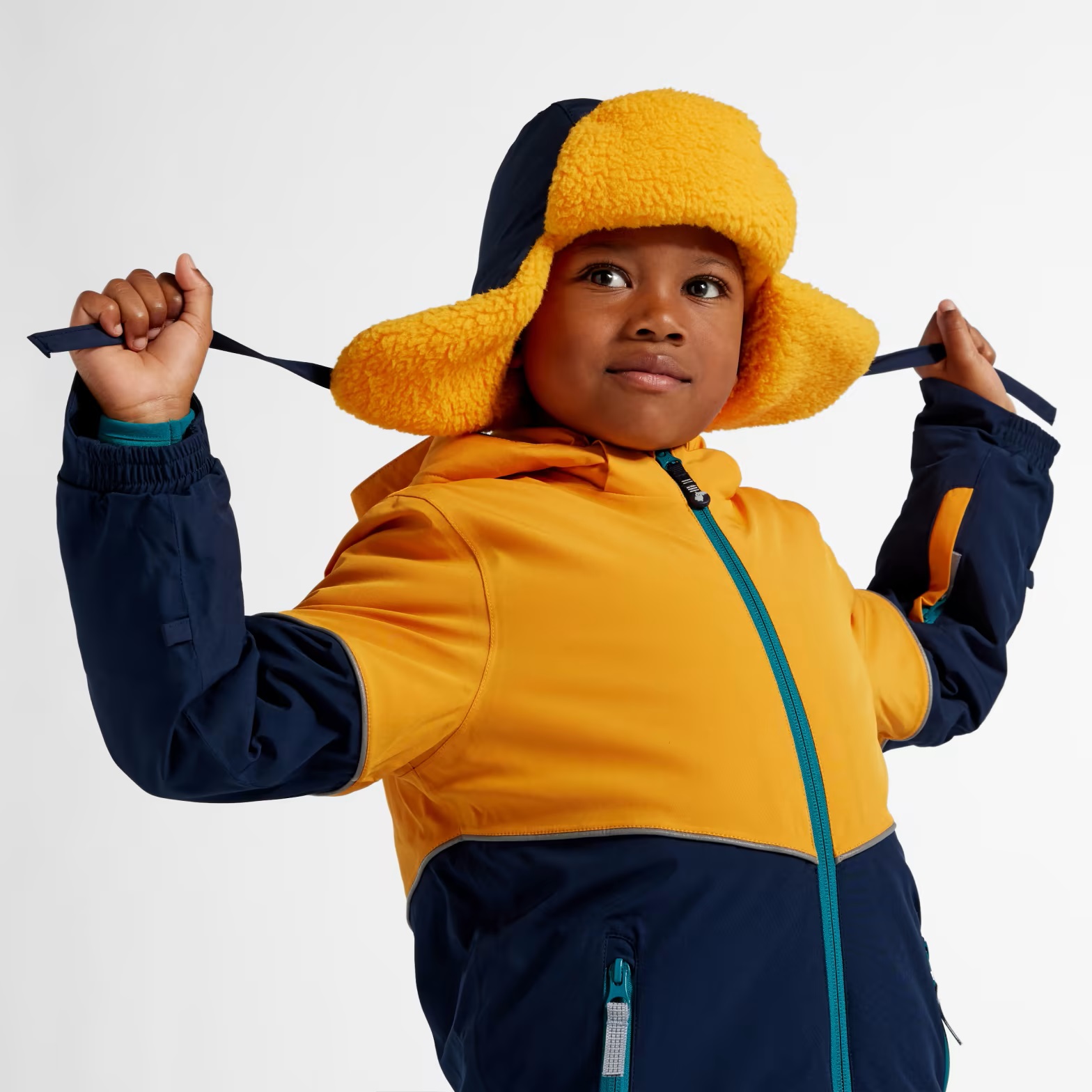 Jako-o Shearling-Fleece Kappe, marine, Gr. 46/48, Neuware
