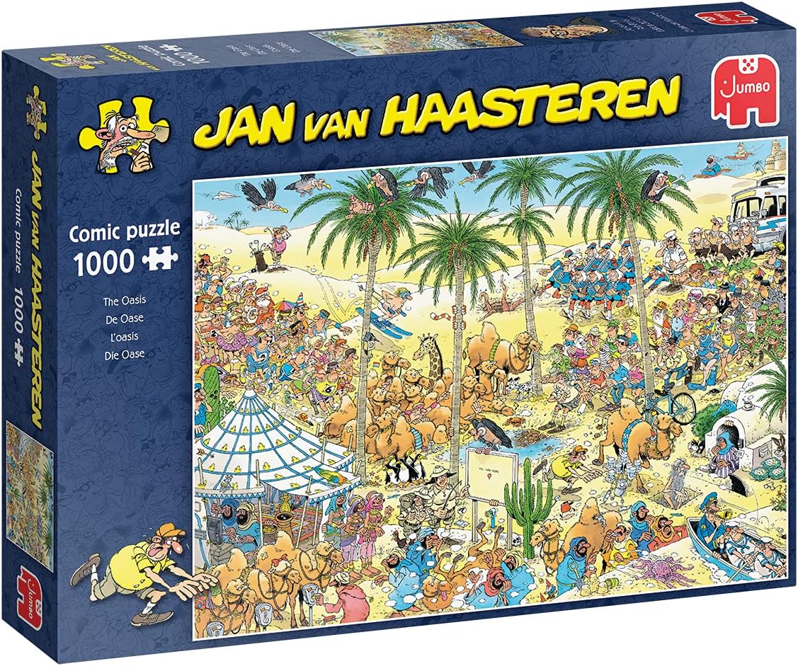 Jan Van Haasteren, Die Oase, Puzzle 1000 Teile, Neuware