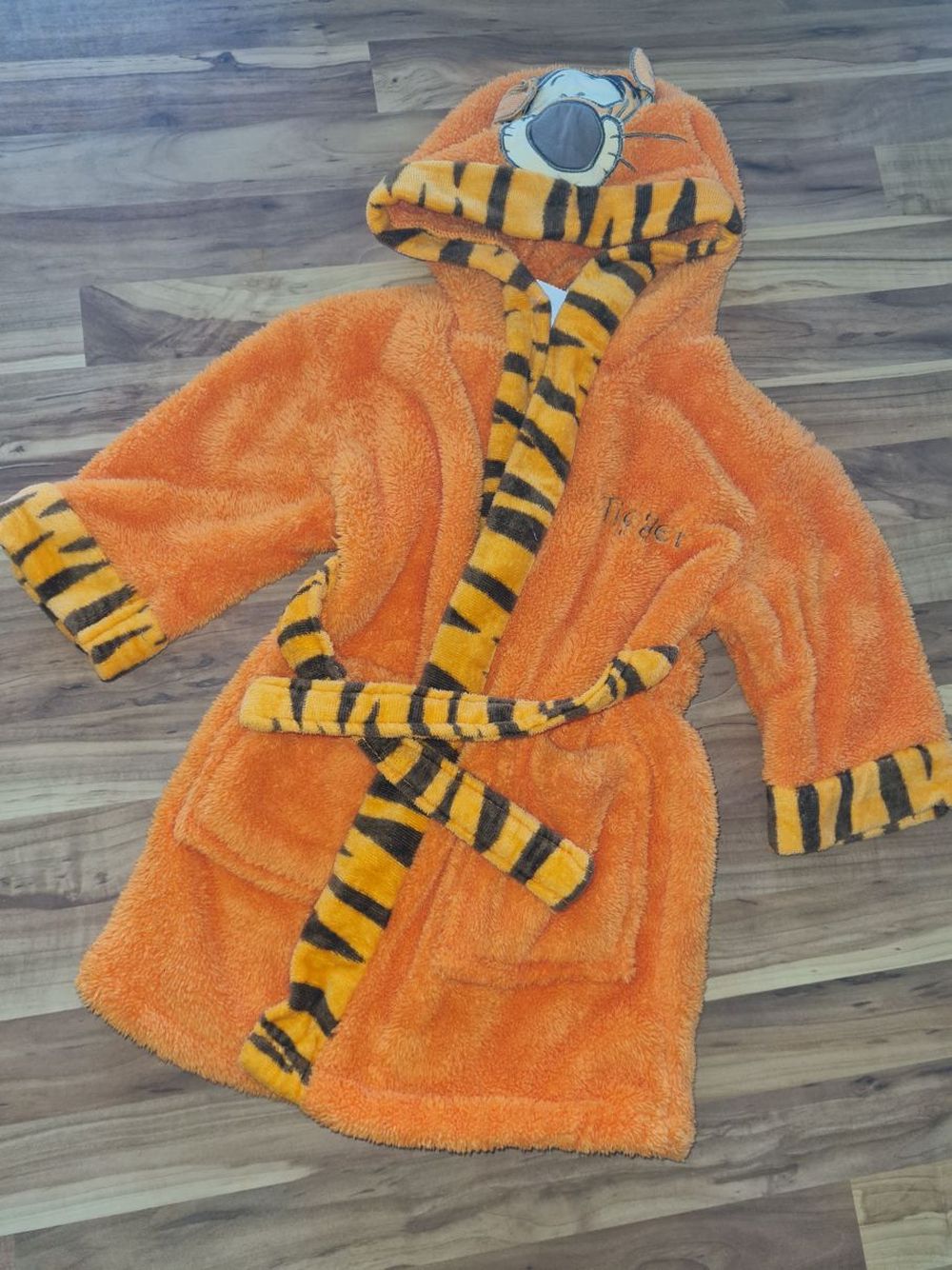 Disney Plüsch-Bademantel "Tigger" Gr. 80/86, Secondhand