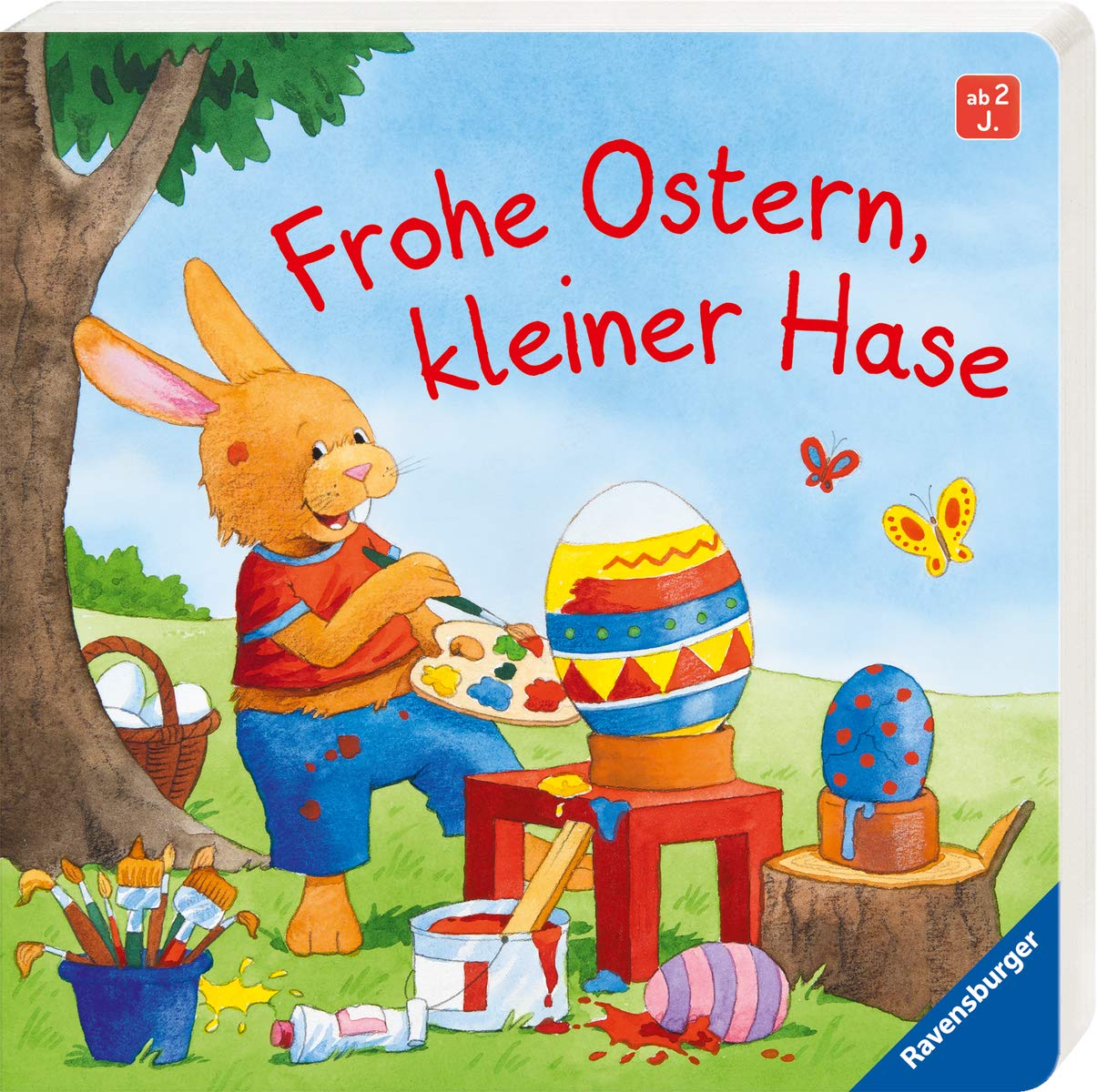 Frohe Ostern, kleiner Hase, Pappbilderbuch, Neuware