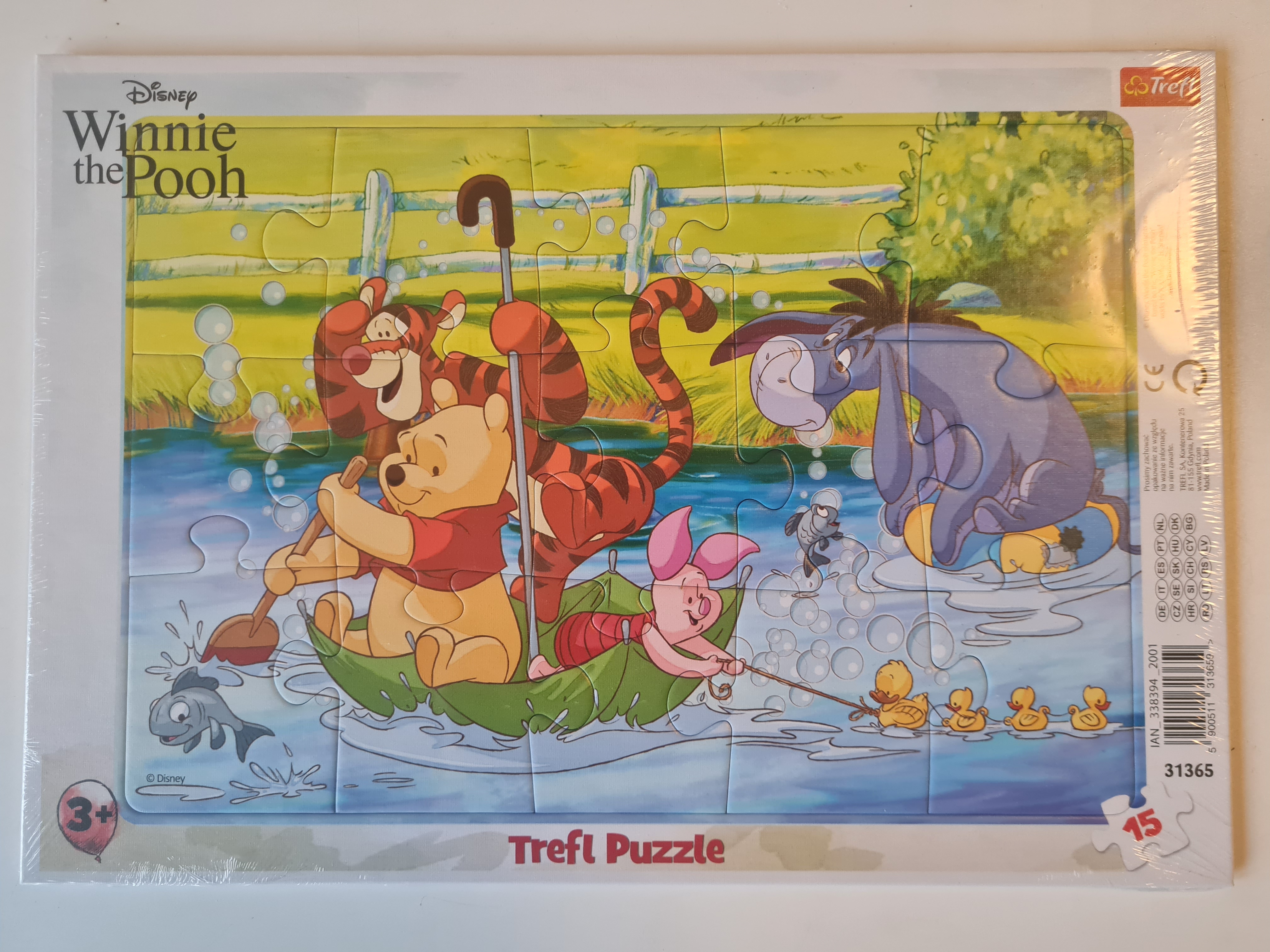 Disney Winnie the Pooh Rahmenpuzzle, 15 Teile, Neuware