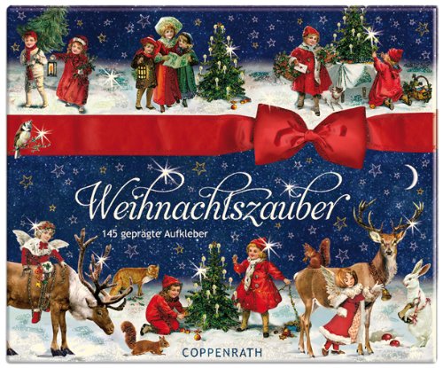 Weihnachtszauber: 145 geprägte Aufkleber, Neuware