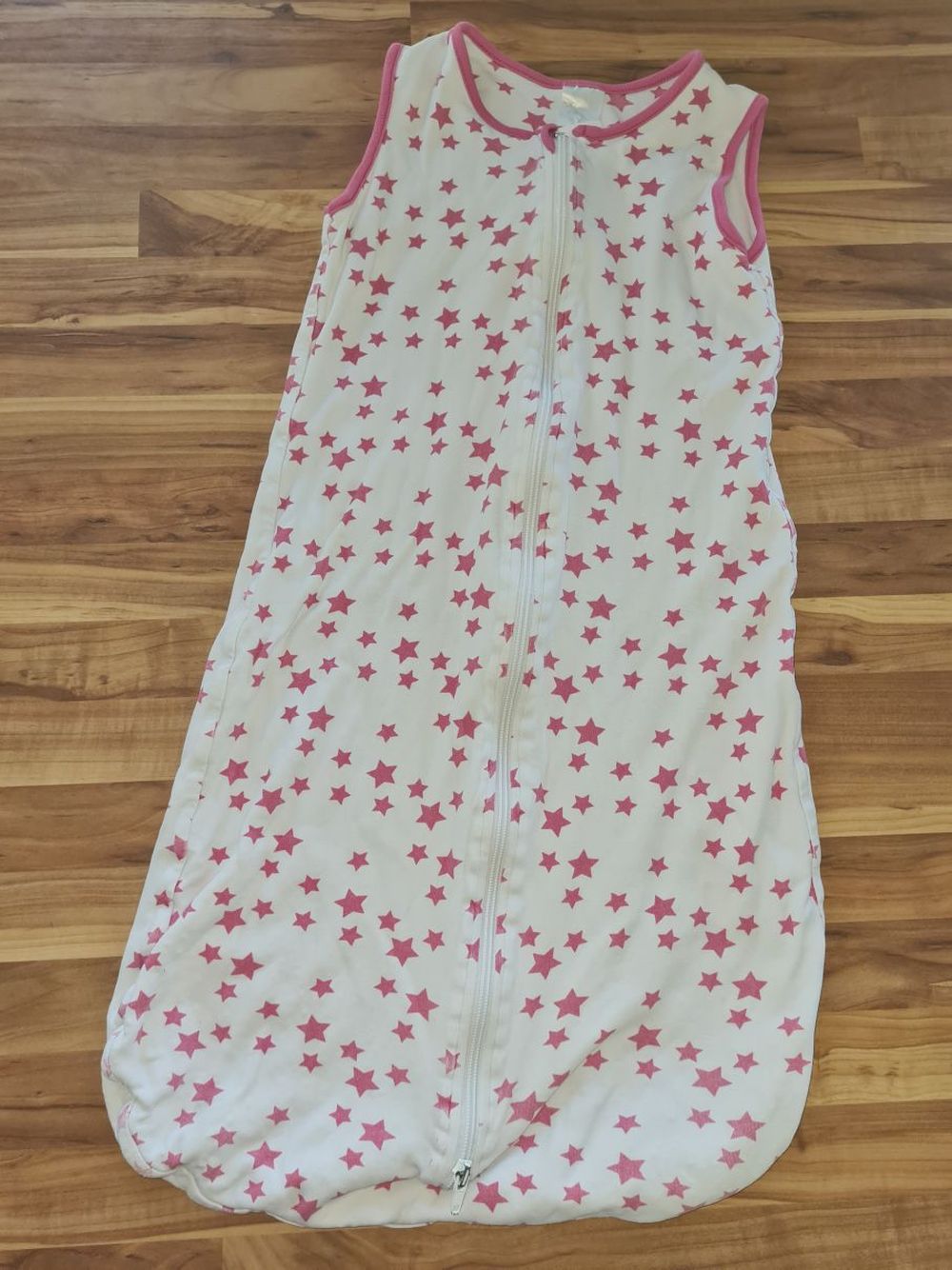 Schlafsack "Pinke Sterne", 90cm, 0,5 TOG, Secondhand