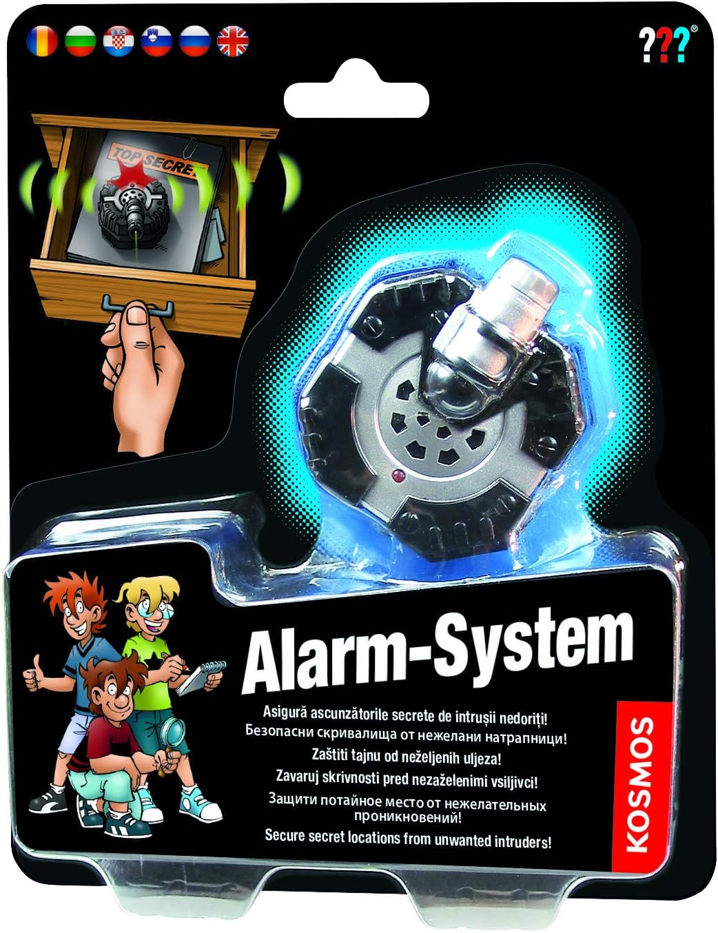 Die drei ??? Gangster-Alarm von KOSMOS, Detektiv Gadgets, Detektivspielzeug, Detektiv Ausrüstung, Detektiv Set, Neuware
