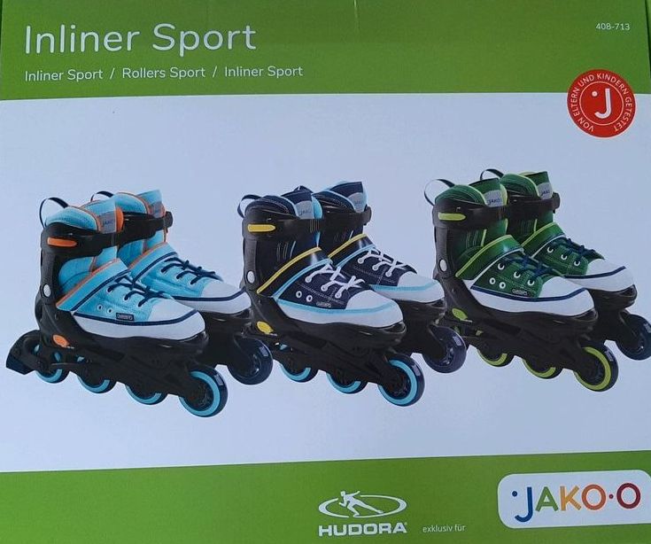 JAKO-O Inliner Sport, hellblau, 40/43, Neuware (nur noch 1x verfügbar)