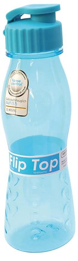 Flip Top Trinkflasche mit Schnellverschluss, 700ml, Neuware