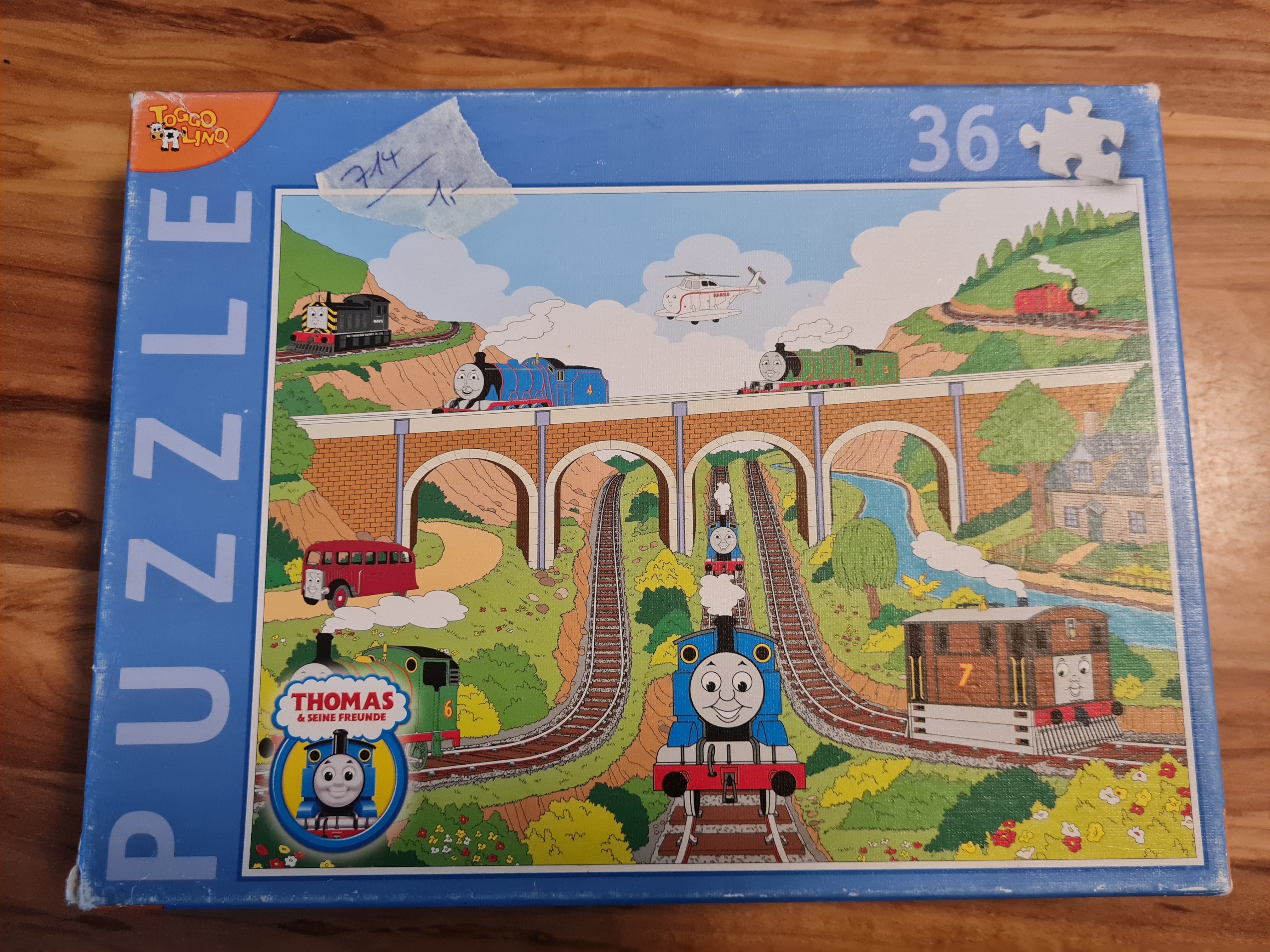 Thomas und seine Freunde Puzzle, 36 Teile, vollständig
