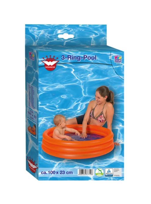 Wehncke 3-Ring-Pool, ca. 100x23cm, Neuware
