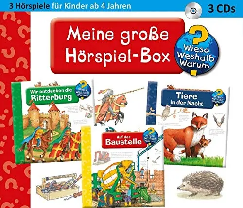 Meine große Hörspiel-Box: Wieso? Weshalb? Warum? - Hörbuch,  3 Audio CDs, Neuware