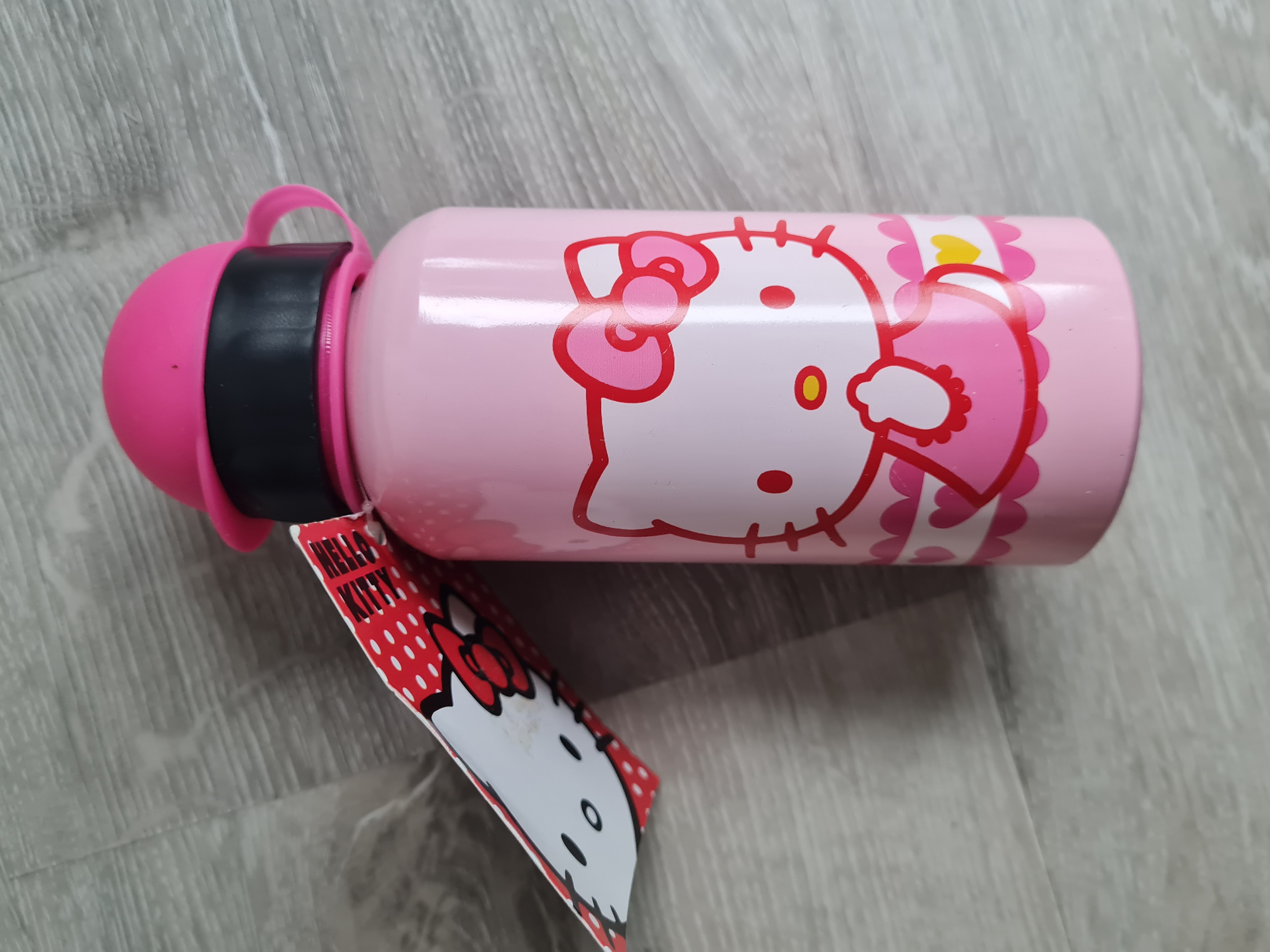 Alu-Trinkflasche Hello Kitty, 0,4l, Neuware