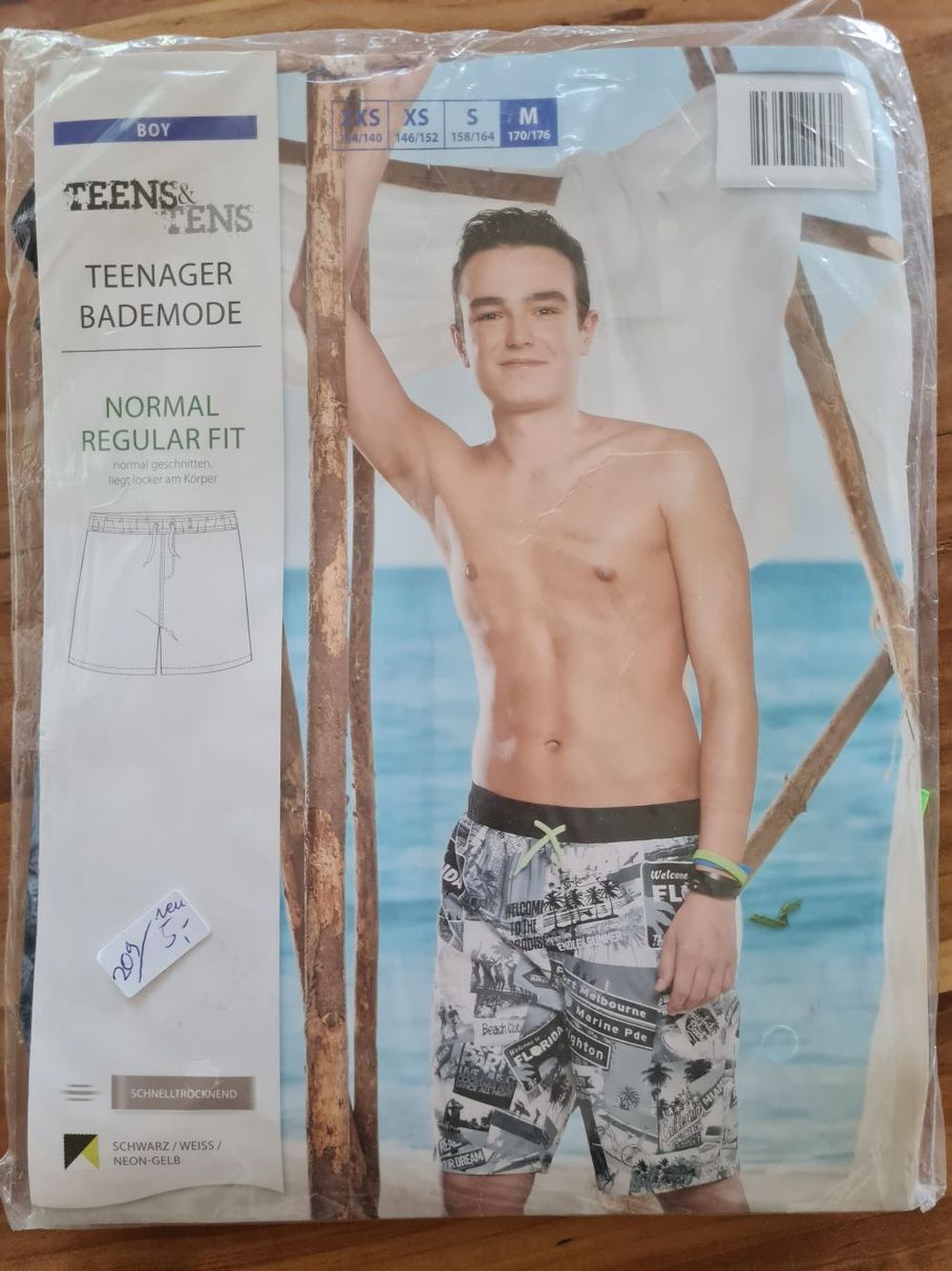 Teens & Tens Badeshorts "Travel, Gr. 170/176, Neuware mit Etikett