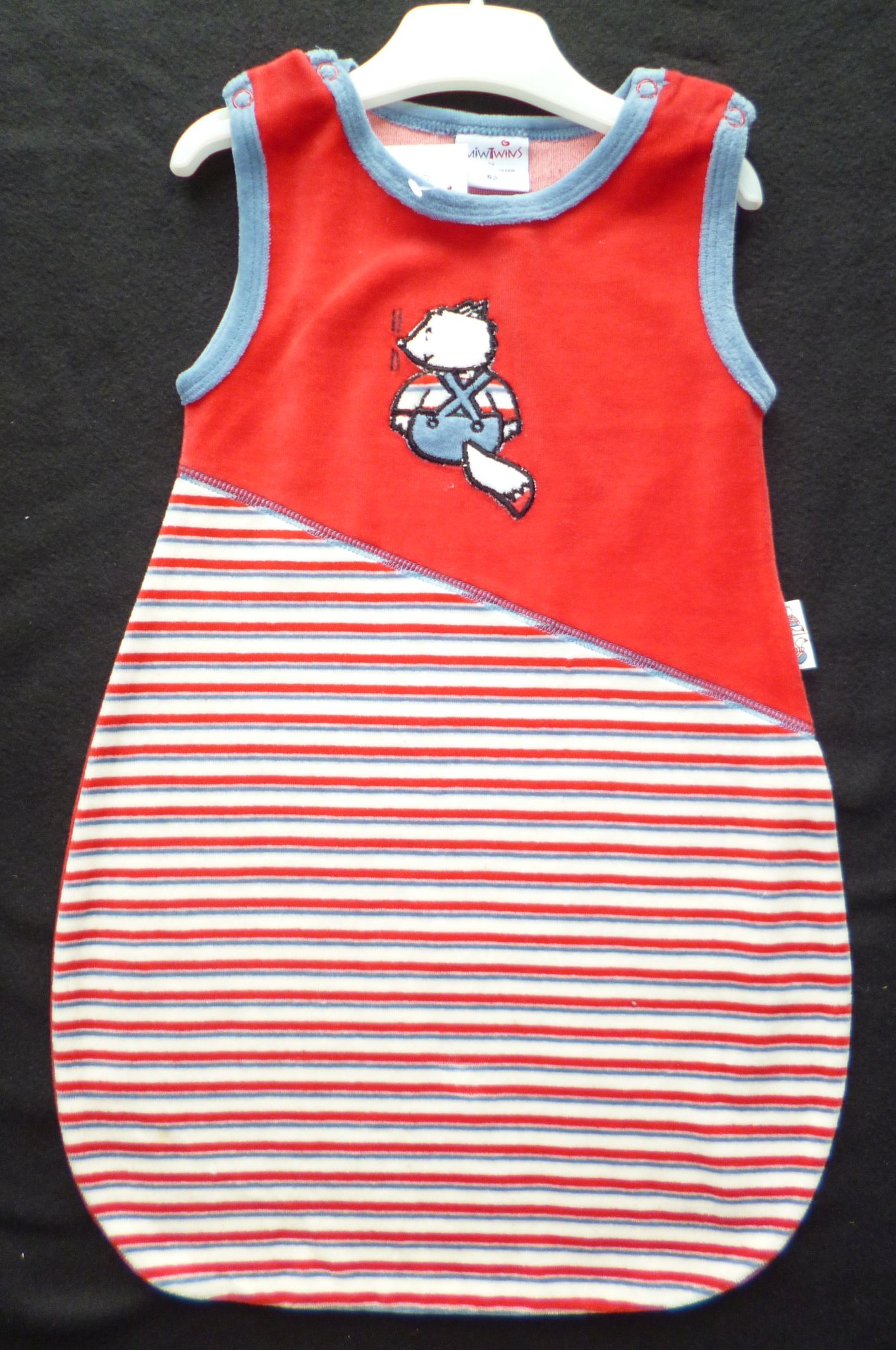 Twins Sommer-Schlafsack aus Nickistoff Gr. 62, Neuware