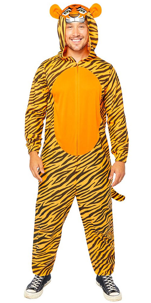 Karneval Kostüm Tiger Herren Gr. M/L, Neuware