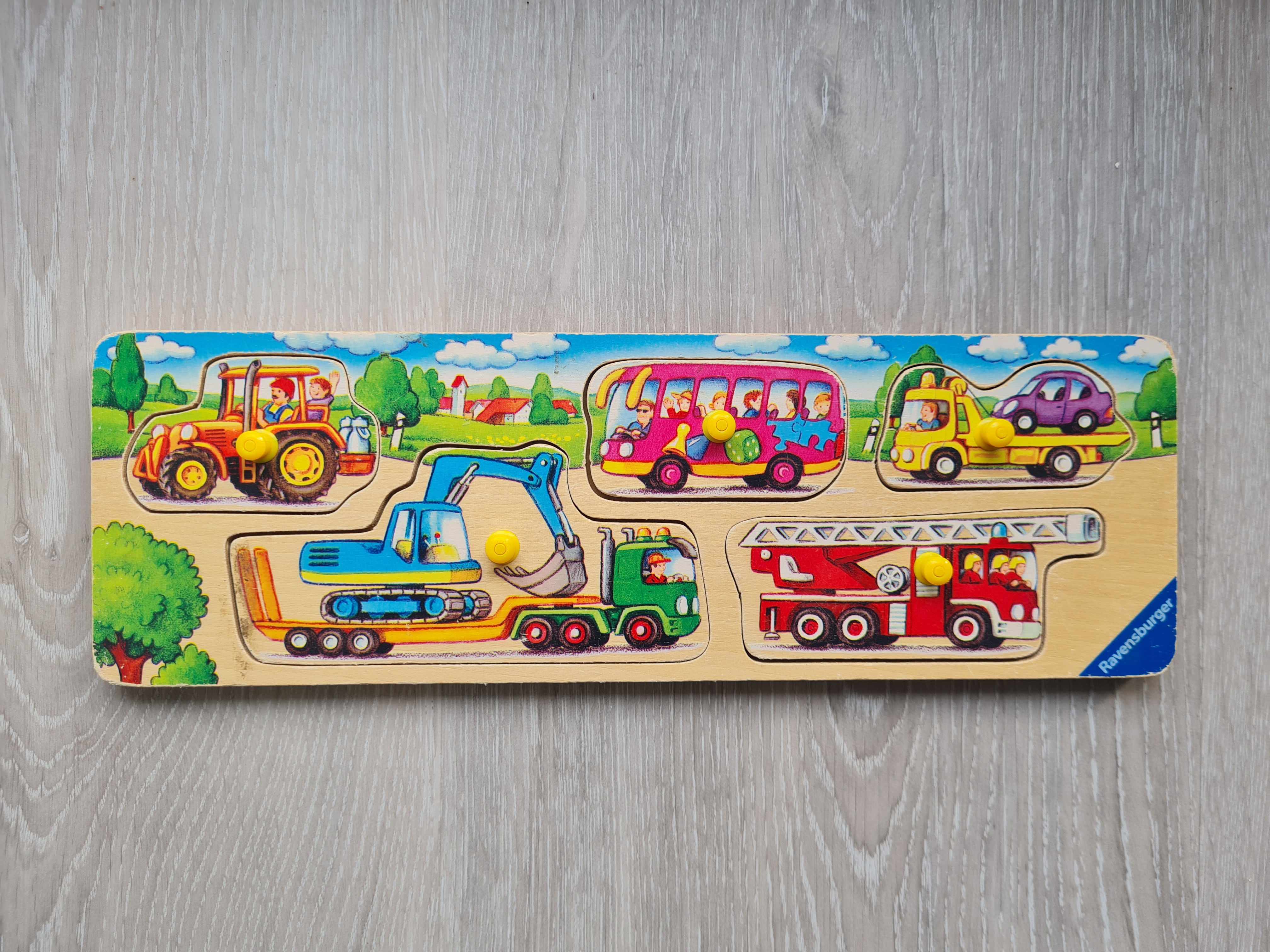 Holz Steckpuzzle